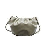 Women Pleated Shoulder Bag Sweet Ladies Casual Handbag Female Clouds Hobo Purse