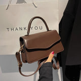 Winter Women's Leather Crossbody Bag Vintage Handbag