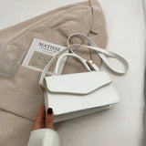 Winter Women's Leather Crossbody Bag Vintage Handbag