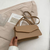 Winter Women's Leather Crossbody Bag Vintage Handbag