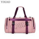 Women's Large Capacity Gym Duffel Bag Waterproof Travel Shoulder Handbag