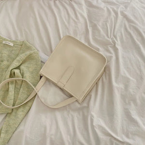 Vintage Leather Shoulder Bag Casual Ladies Clutch