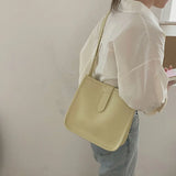 Vintage Leather Shoulder Bag Casual Ladies Clutch