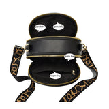 YIZHONG Circular Satchels Women Shoulder Bag Large Capacity Shopper Crossbod