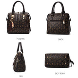 YIZHONG Women Shoulder Bag Messenger Bags Large Capacity Leather Purses