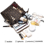 YIZHONG Women Shoulder Bag Messenger Bags Large Capacity Leather Purses