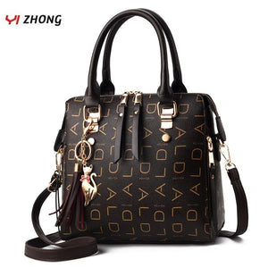 YIZHONG Women Shoulder Bag Messenger Bags Large Capacity Leather Purses