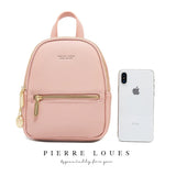 YIZHONG Mini Backpack for Women Leather Shoulder Bag for Teenage Girls