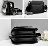 YIZHONG Leather Bear Pendant Shoulder Bag Crossbody Bags for Women