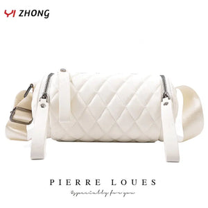 YIZHONG Leather Large Capacity Handbags Women Bags Bucket Crossbody Bag