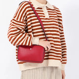 YIZHONG Leather Shoulder Bag Handbag, Crossbody Purse for Daily Use