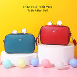 YIZHONG Leather Shoulder Bag Handbag, Crossbody Purse for Daily Use