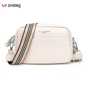 YIZHONG Leather Shoulder Handbags Women Casual Large Capacity