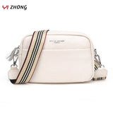 YIZHONG Leather Shoulder Handbags Women Casual Large Capacity
