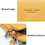 YIZHONG Small Leather Cell Phone Bag Shoulder Bag Chest Bag Crossbody Bags