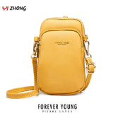 YIZHONG Small Leather Cell Phone Bag Shoulder Bag Chest Bag Crossbody Bags