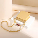 YIZHONG Small Leather Square Bag for Women Purses and Handbags
