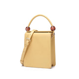 YIZHONG Small Leather Square Bag for Women Purses and Handbags