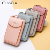 Phone PU Leather Crossbody Bag Ladies Messenger Purse