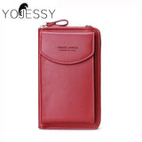 Phone PU Leather Crossbody Bag Ladies Messenger Purse