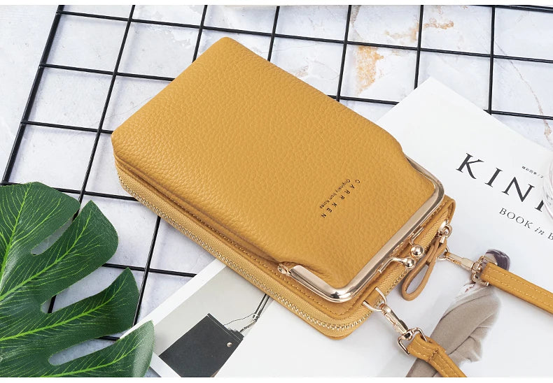 Green Crossbody Cellphone Bag for Women