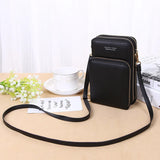 Small Bag Women Cell Phone Pocket Soft Leather Mini Crossbody Bags