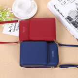 Small Bag Women Cell Phone Pocket Soft Leather Mini Crossbody Bags