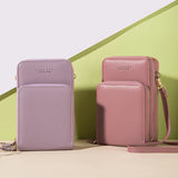 Soft Leather Mini Crossbody Bag for Women, Girl Purse