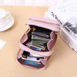 Small Bag Women Cell Phone Pocket Soft Leather Mini Crossbody Bags