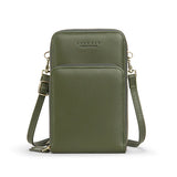 Soft Leather Mini Crossbody Bag for Women, Girl Purse
