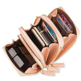 Soft Leather Mini Crossbody Bag for Women, Girl Purse