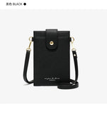 Women Crossbody Bag Pu Leather Ladies Messenger Purse with Cell Phone Pocket
