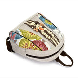 Retro Bohemian Bag Floral Embroidered Women Canvas Shoes Backpacks