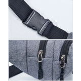 Canvas Waist Bag For Men Women Travel Belt Pouch Chest Pack Phone Bag