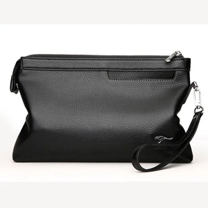 YUES Kangaroo Leather Envelope Men Clutch Bag High Capacity Purse Male Wallet