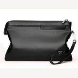 YUES Kangaroo Leather Envelope Men Clutch Bag High Capacity Purse Male Wallet