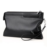 YUES Kangaroo Leather Envelope Men Clutch Bag High Capacity Purse Male Wallet