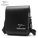YUES KANGAROO Leather Men Bag Casual Business Mens Messenger Bag Vintage