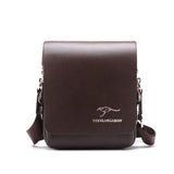YUES KANGAROO Leather Men Bag Casual Business Mens Messenger Bag Vintage