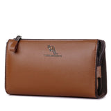 YUES KANGAROO Men Clutch Bag Leather Purse Business Wallet