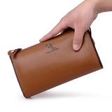 YUES KANGAROO Men Clutch Bag Leather Purse Business Wallet