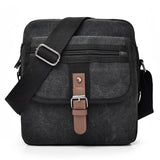 YUTUO Canvas Trunk Men's Crossbody Shoulder Messenger Bag