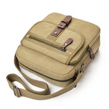 YUTUO Canvas Trunk Men's Crossbody Shoulder Messenger Bag