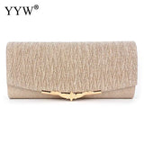 Evening Clutch Purse With Chain Shoulder Bags Women's Party Clutches Sliver Wedd