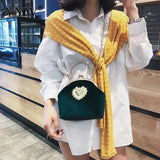 Suede Evening Handbags Women Bags Chain Crossbody Bags Party Clutch Purse