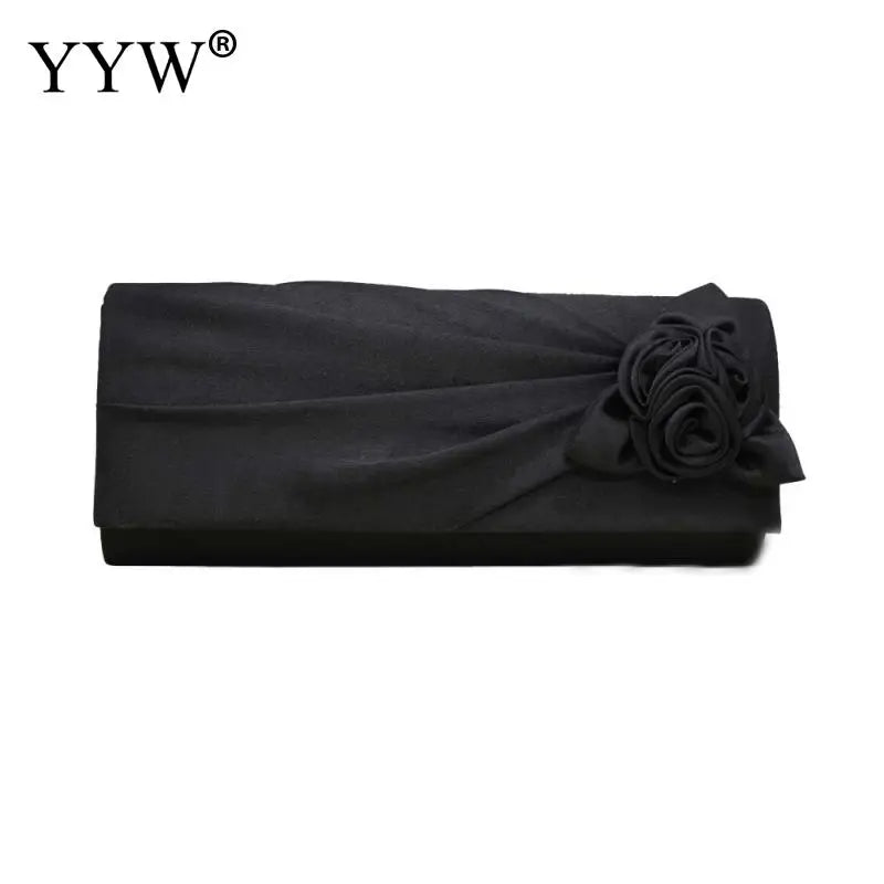 Silk Women Evening Party Bags Clutch Bag with Chain