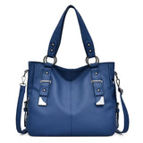 Yagelais Summer Lady Bag - Zipper Laptop Tote with Tassel Shoulder Bag