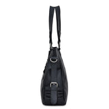 Yagelais Summer Lady Bag - Zipper Laptop Tote with Tassel Shoulder Bag