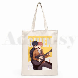 Yaoi Given Anime Manga Music Print Shopping Bag