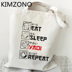 Yaoi Given Shopping Bag Eco Tote Canvas Handbag